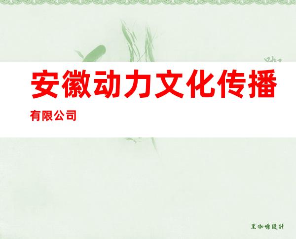 安徽动力文化传播有限公司